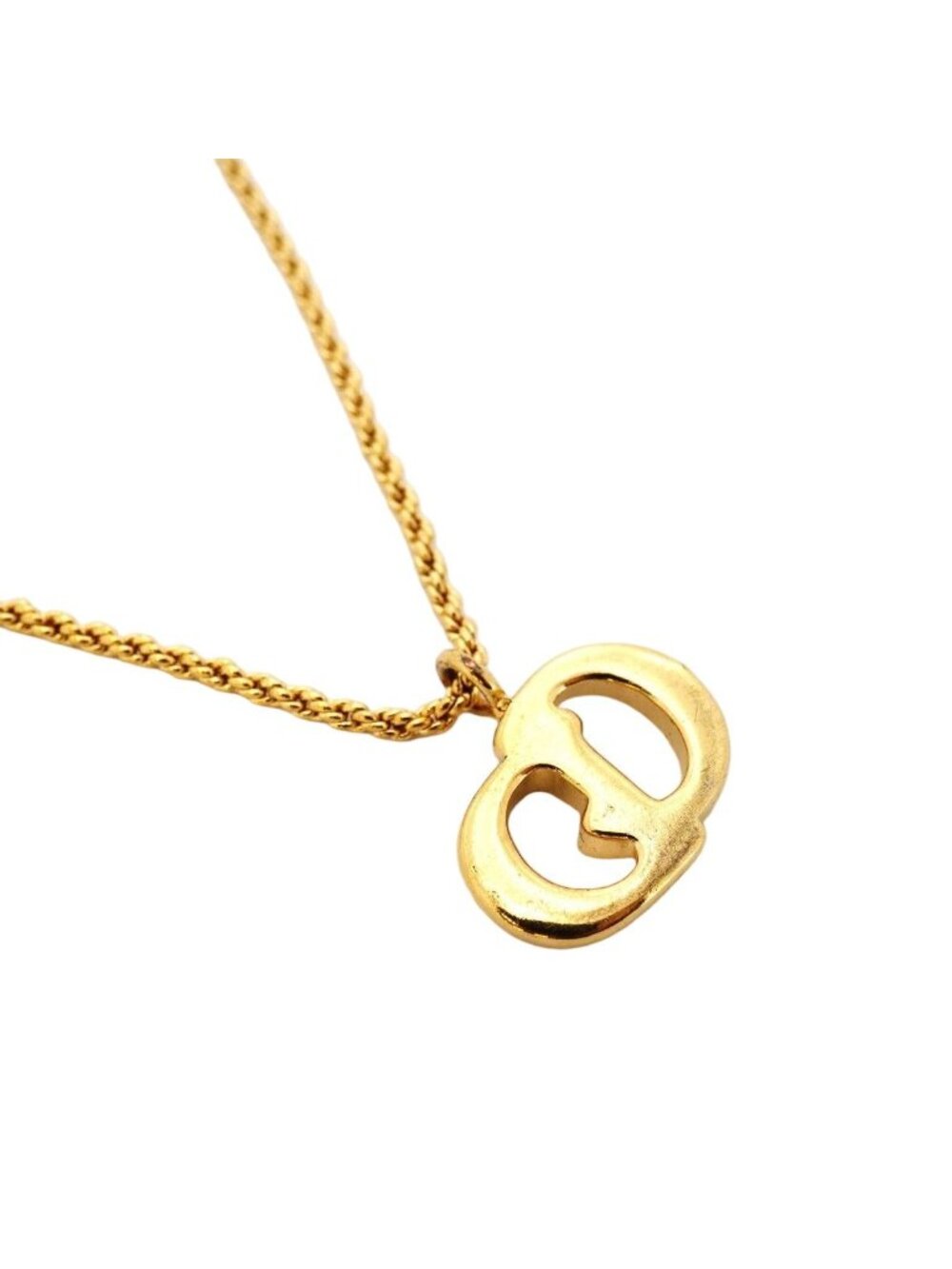 Dior Necklace CD Logo Gold Plated - Picture 2 of 5